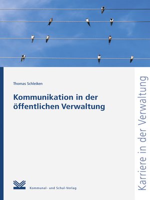 cover image of Kommunikation in der öffentlichen Verwaltung